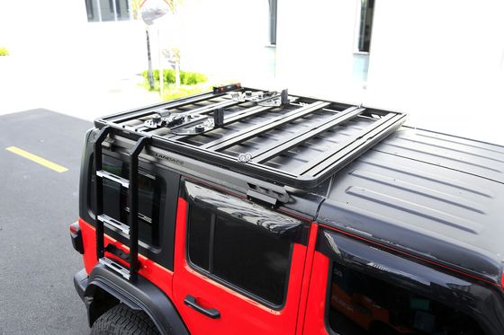 黒アルミ合金 屋根ラック タンク300用のサイド梯子 4x4車両にぴったり