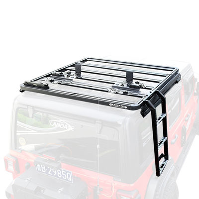 4x4 車両 外部アクセサリー 18-23 Wrangler ルビコン ジップ用の黒い側屋根 アクセス梯