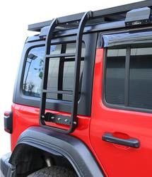 紫外線耐性電泳用粉末で覆われた車梯 ジープ・ラングラーJL JK用の屋根ラック