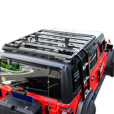 紫外線耐性電泳用粉末で覆われた車梯 ジープ・ラングラーJL JK用の屋根ラック