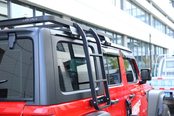 簡単にインストールできる 双面梯子 JEEP Wrangler 2018-2023 JL JK用の車屋根梯子