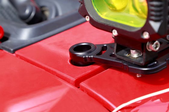 軽量ブラックパウダーコーティングカーマウンティングブレーケット 2018- Jeep Wrangler 0.2kg