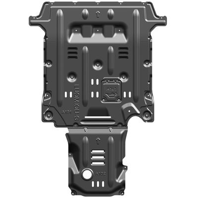 アルファ・ロメオ・ジウリア エンジン保護用黒色のマグネシウム・アルミニウム合金スキッドプレート