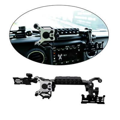 2018-4x4 自動車用アクセサリー アルミ合金 中心コンソール ブレーケット ジープ用携帯電話ホルダー