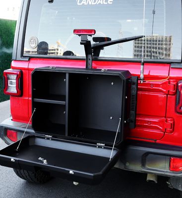 Jeep Wrangler JL JK 2018-2018 テイルゲート 簡単に設置するための外壁収納箱