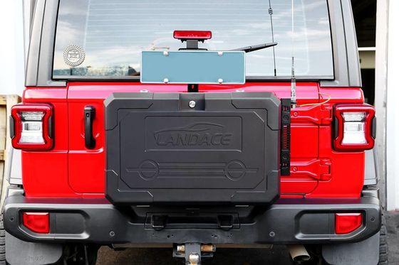 Jeep Wrangler JL JK 2018-2018 テイルゲート 簡単に設置するための外壁収納箱