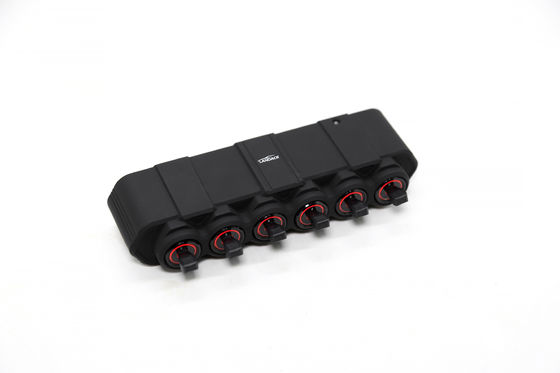 6 ギャング スイッチ パネル 電子 リレーシステム サーキット コントロール ボックス 防水 フィューズ リレー ボックス ワイヤリング ハーネス ラベルステッカー
