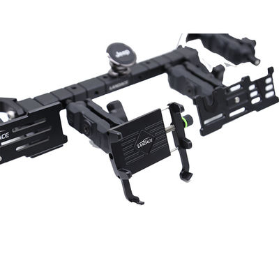 JEEP 自動車フィットメント アルミニウム合金 携帯電話ホルダー用のセンターコンソール ブレーキット 黒