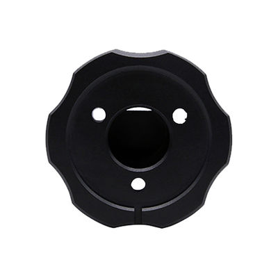 74*74*30mm ブラック アルミ合金 アンテナベースカバー 主要品 ジープ・ラングラー JL JK