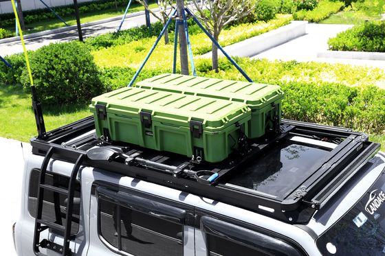 クランプを設置する車屋根ラック拡張システム トヨタ FJ クルーザー用のサイド・レッダー