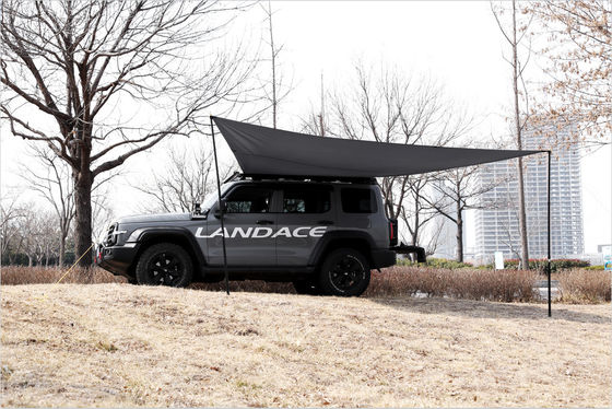 アルミ合金 ブラックサイド 屋根カバー 簡単にオープン 車の屋根 ラック 屋根 トップ テント