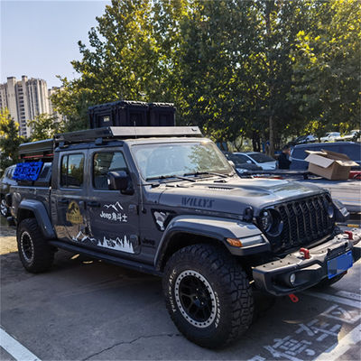 JEEP 4x4 アルミ合金 車の屋根 バッグ トレイ プラットフォーム 屋根ラック JK JL TJ用のバスケット
