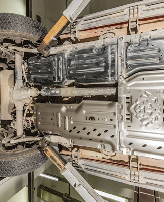 ブラックパウダーコーティング Wrangler JL排気管 スキッドプレート 2018-2019年 カスタマイズ