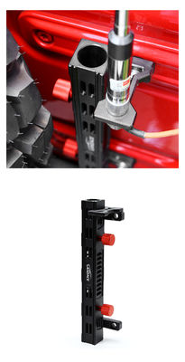 323X78X86mm ハードアノイドテールゲート ジープ・ラングラー・マルチ・ファンクション用の旗棒支架