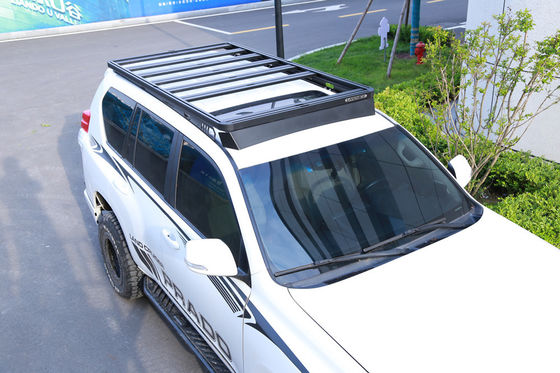 LC150 LC200 LC300 トヨタ 屋根ラック 黒いアルミプラットフォームと粉末コーティング