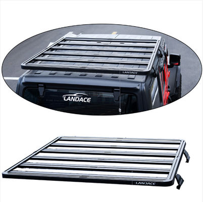 189x122x30 Akzo ノーベル 粉末塗装 アルミ製 屋根ラック ジープ ラングラー 4x4 黒