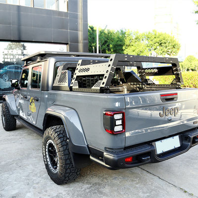 調節可能なパウダーコーティングロールバーピックアップ 4x4 ベッドラック F150 JEEP GLADIATOR JT