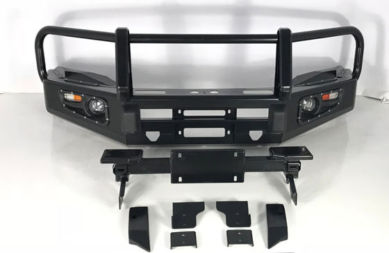トヨタヒラックスDリング用のLEDライトとウィンチマウントトレイ フロントバンパー