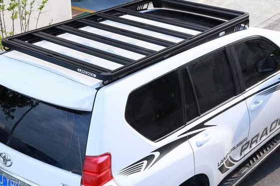 ユニバーサル アルミ合金 ソーラーカー 屋根ラック TOYOTA LAND CRUISER Prado 150 黒 OEM