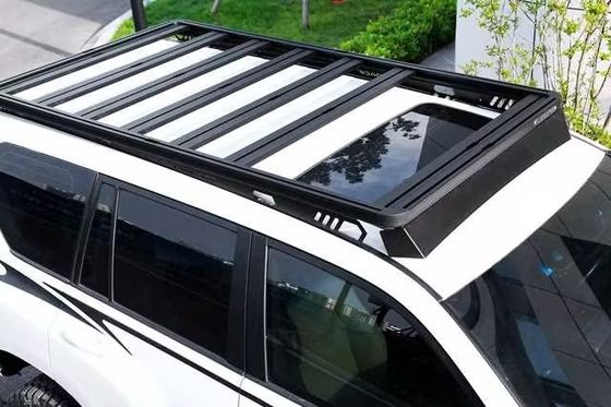 ユニバーサル アルミ合金 ソーラーカー 屋根ラック TOYOTA LAND CRUISER Prado 150 黒 OEM