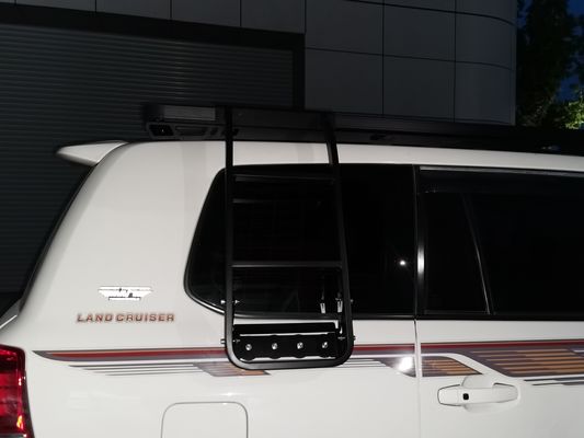 ユニバーサルブラック アルミ合金 トヨタ ランド クルーザー LC200 カー 屋根ラック 屋根付き