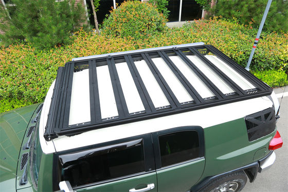 トヨタ FJ CRUISER用のユニバーサルアルミ合金屋根レールラック 28kgの負荷容量