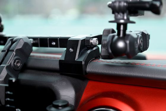 ジープ・ラングラーJL アルミニウム センターコンソール ブラケット 車用電話ホルダー用のダッシュボードマウント