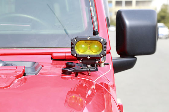 プロ サハラ A 柱 設置 LED 運転ライト カーフロントガラス用の支架
