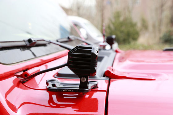 アルミニウム合金 黒色 LED ドライブライト ストーリング 固定 ブレーケット ワングラー JL JK