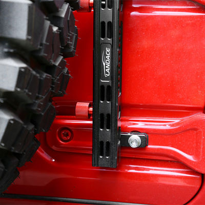 JEEP Wrangler JL JK Performance用のアルミニウム合金フラッグホルダーとラジオワイヤブラケット