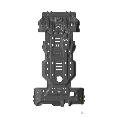 トヨタ・プラド LC120 オレンジの燃料タンクとトランスミッション転送ケース保護