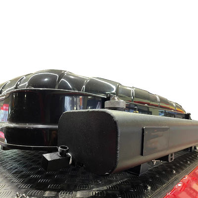道路外キャラバン シャワー 30L 水タンク 自動車屋根ラックに搭載 溶接技術