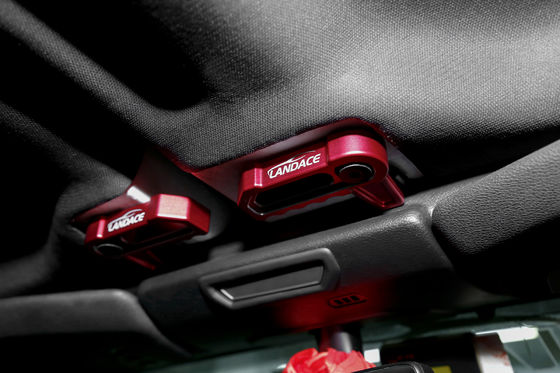 4x4 車両 外部アクセサリー ハード トップ 屋根 削除 スイッチ ハンドル RED 仕上げ