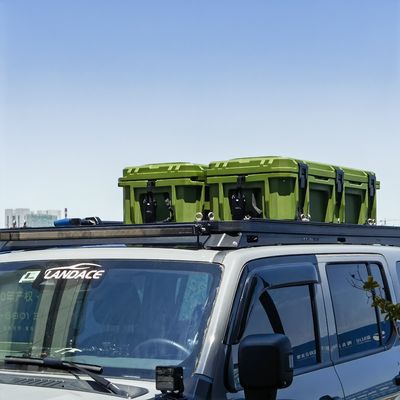 重荷自動車屋根ラック上の安全保管のための110Lプラスチックツール保管箱