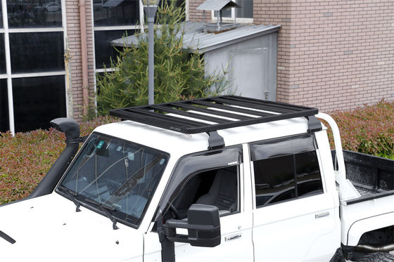頑丈なTOYOTA LAND CRUISER LC79 平面屋根ラック プラットフォーム キャビンの屋根ラック 粉末塗装