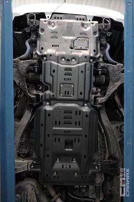 トヨタ・ランドクルーザー LC100 グレー用の前エンジンベース スキッドプレートエンジンギアボックスガード