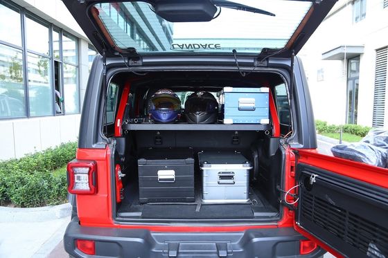 パウダーコーティング 表面 頑丈で安装しやすい Jeep Wrangler 後部貨物用ラック