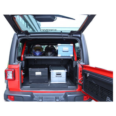 ブラックでJeep Wranglerの後部貨物室のインテリアラック OEM 受け入れ