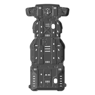黒アルミ合金鋼 DONGE RAM シャーシ スキッドプレート 4x4 自動車アクセサリー