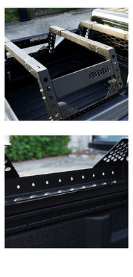 トヨタ ピックアップ オフロード マウントのためのブラック 粉末 コーティング カーボン スチール マックス モジュラルのベッドラック