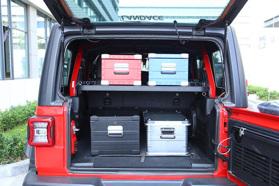 4x4 車両用品 ブラック 粉末付き 荷物棚 ジープ・ラングラー JL JK