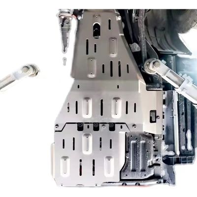 Wrangler JK JL オフロード 4X4 アクセサリー用のエンジンカバーの下の銀アルミニウム合金