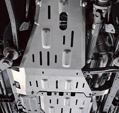 Wrangler JK JL オフロード 4X4 アクセサリー用のエンジンカバーの下の銀アルミニウム合金