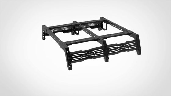 オフロード 4X4 アルミ合金 貨物ロールバー トラック用ベッドラック用の調整可能な屋根マウント