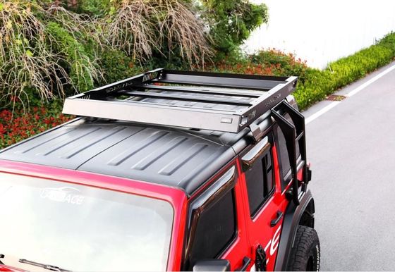 4x4 車両 屋根ラックバスケット 18-23 ラングラー ルビコン ジップ 鋼 アルミ 建設
