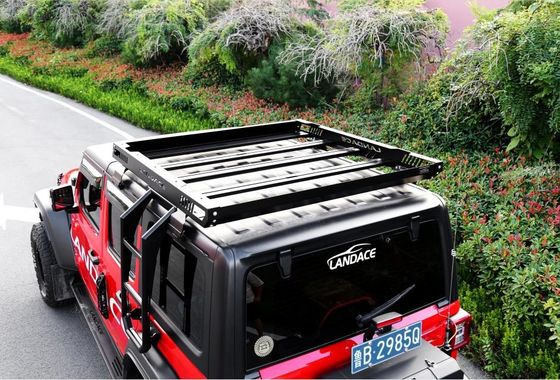 4x4 車両 屋根ラックバスケット 18-23 ラングラー ルビコン ジップ 鋼 アルミ 建設