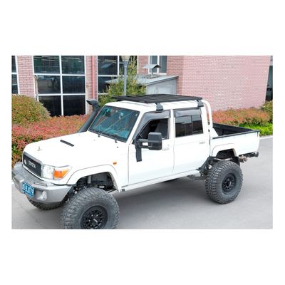 配置 黒い屋根ラック トヨタ LC 79 ピックアップ用 荷物ギア ブレーケット プラットフォーム