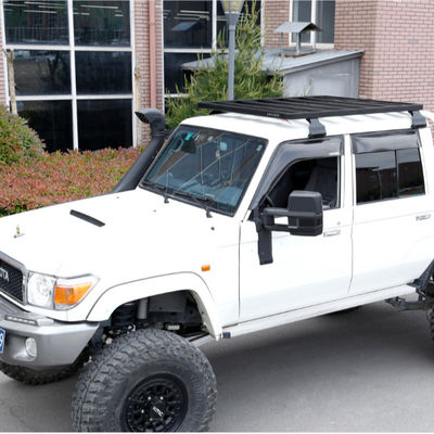 黒 アクゾ・ノーベル 粉末塗装ユニバーサル 屋根ラック バスケット 4x4 アルミ合金 屋根ラック