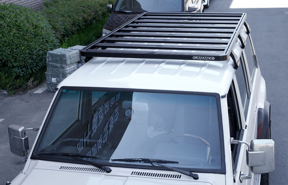 SUV カーバー 4x4 ユニバーサル スチール アルミ ブラック ボックス Y60用のパッキング 屋根ラック