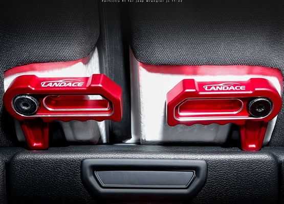 JEEP Wrangler JK/JL用の赤色のハードトップの屋根取り除きスイッチハンドル